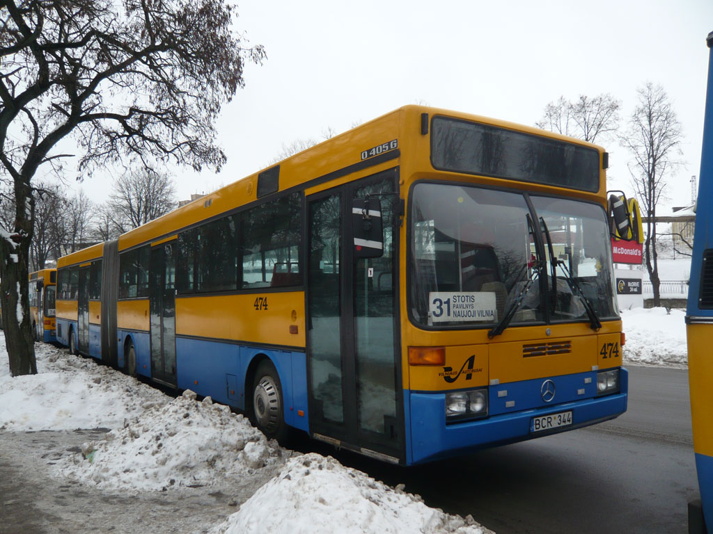 Литва, Mercedes-Benz O405G № 474