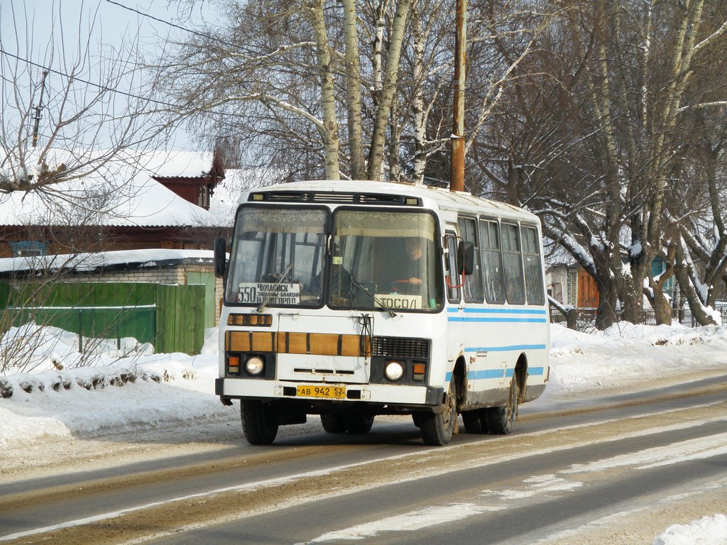 Нижегородская область, ПАЗ-3205 (00) № АВ 942 52