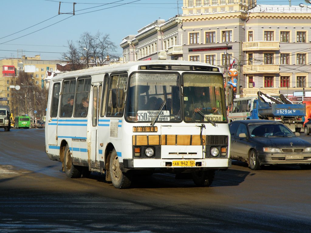 Нижегородская область, ПАЗ-3205 (00) № АВ 942 52