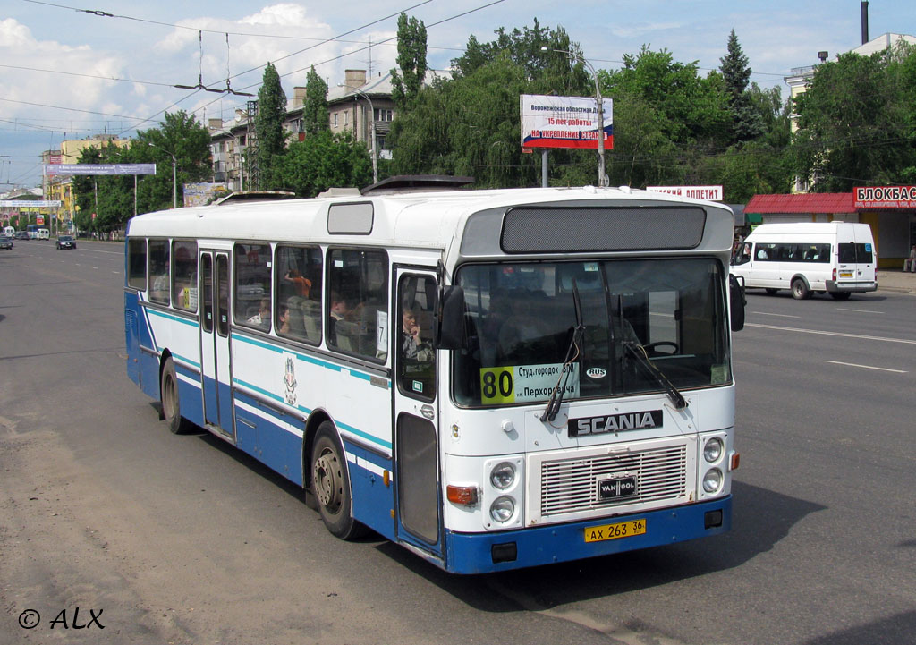 Воронежская область, Van Hool 160 № АХ 263 36