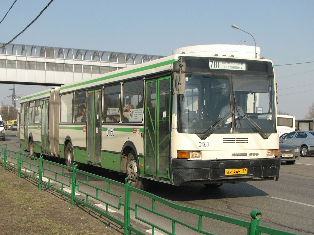 Москва, Ikarus 435.17 № 01160