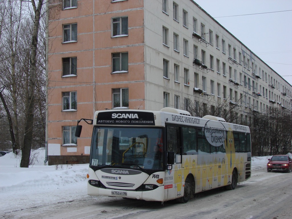 Szentpétervár, Scania OmniLink I (Scania-St.Petersburg) sz.: 7441