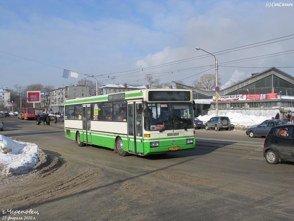 Вологодская область, Mercedes-Benz O405 № АВ 343 35