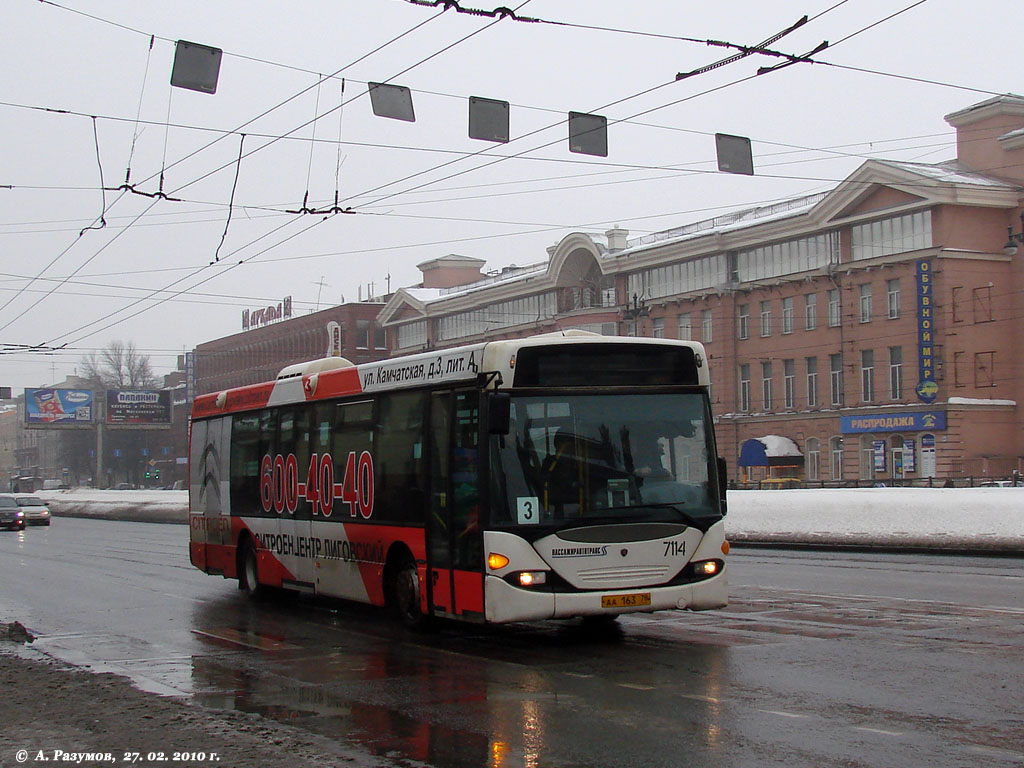 Санкт-Петербург, Scania OmniLink I (Скания-Питер) № 7114