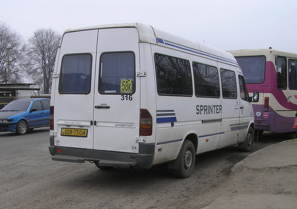 Одесская область, Mercedes-Benz Sprinter W903 312D № 316