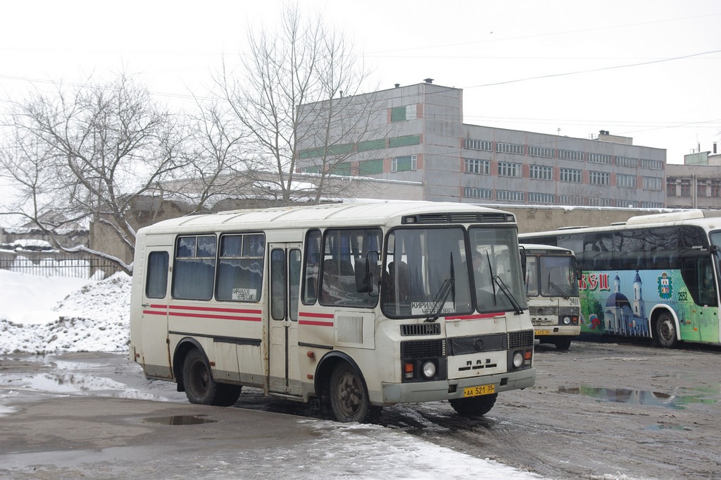 Вологодская область, ПАЗ-3205-110 № АА 521 35