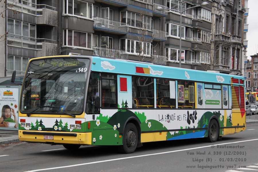 Бельгия, Van Hool A330 № 5149