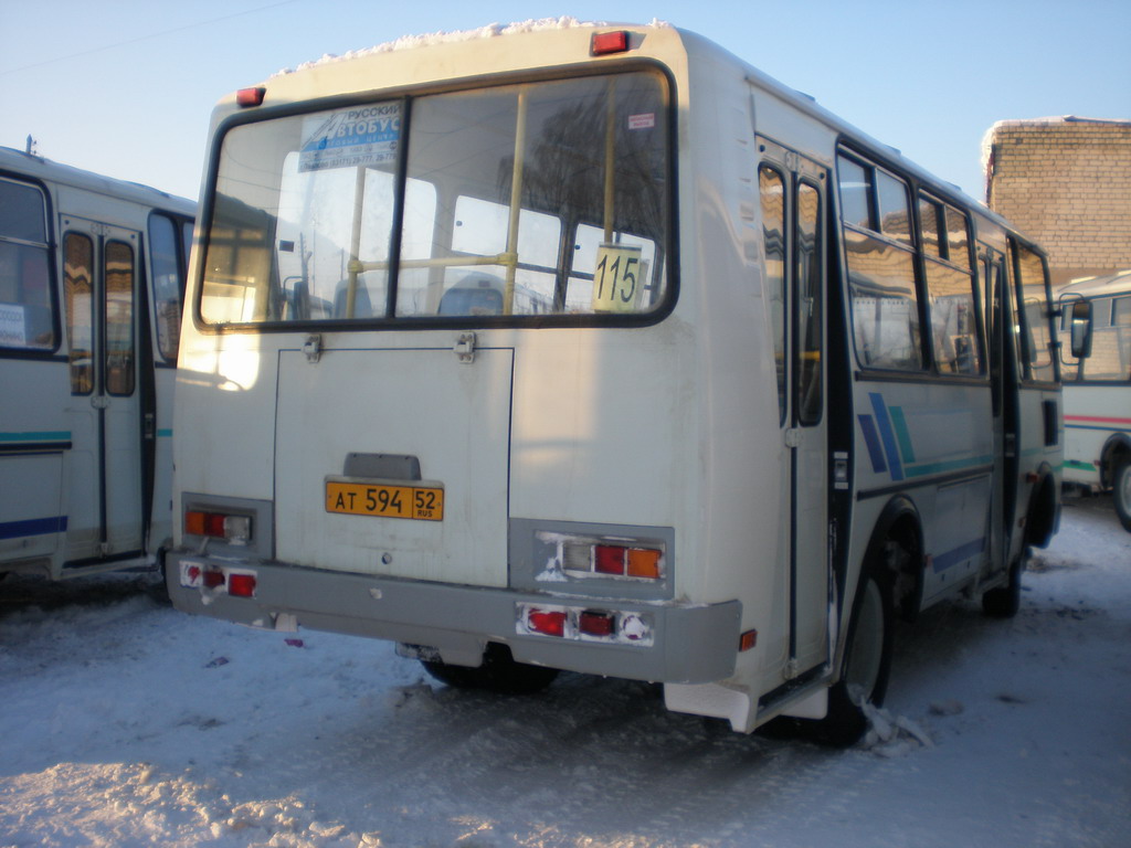 Nizhegorodskaya region, PAZ-32054 č. АТ 594 52