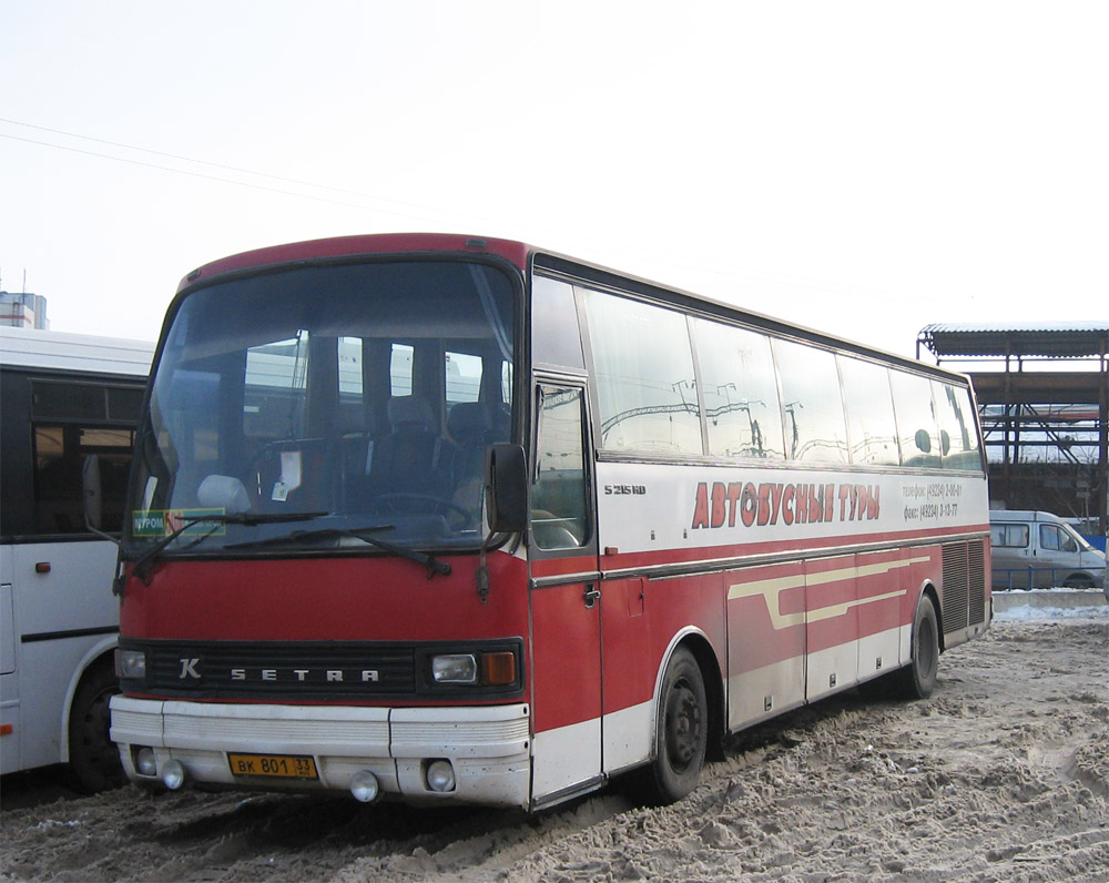 Владимирская область, Setra S215HD (Spain) № ВК 801 33 — Фото — Автобусный  транспорт