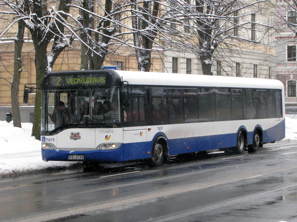 Латвия, Solaris Urbino II 15 № 75619