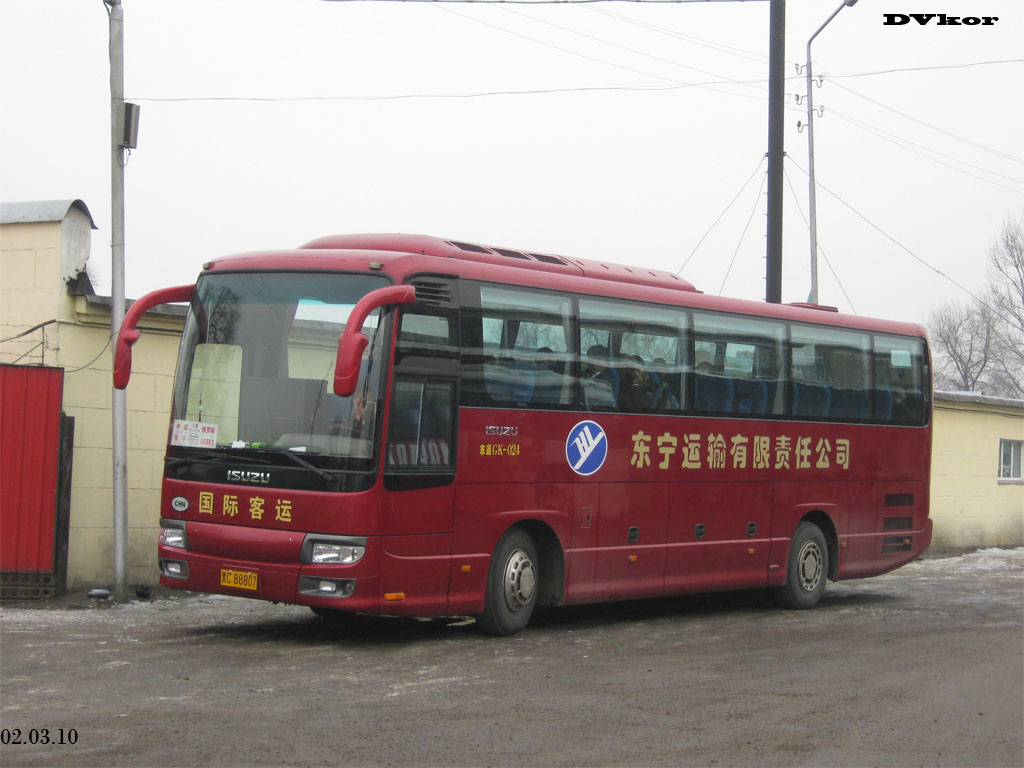 Китай, Guangzhou Isuzu GLK6120D5 № 黑C 88807
