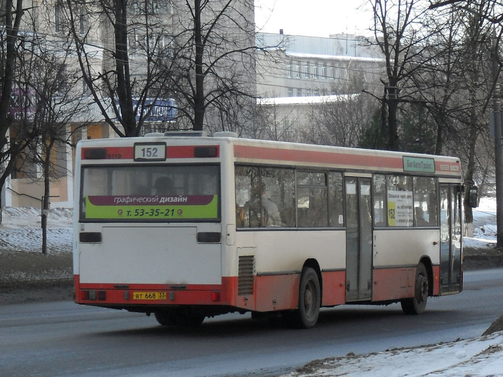 Владимирская область, Mercedes-Benz O405N № ВТ 668 33