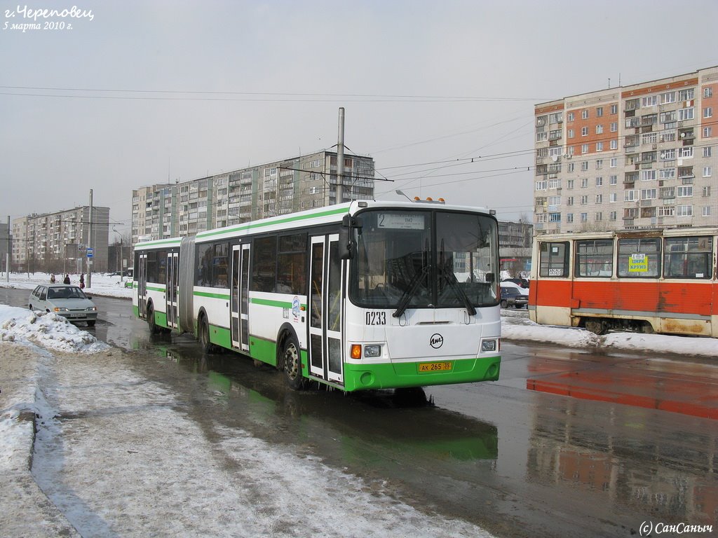 Вологодская область, ЛиАЗ-6212.00 № 0233