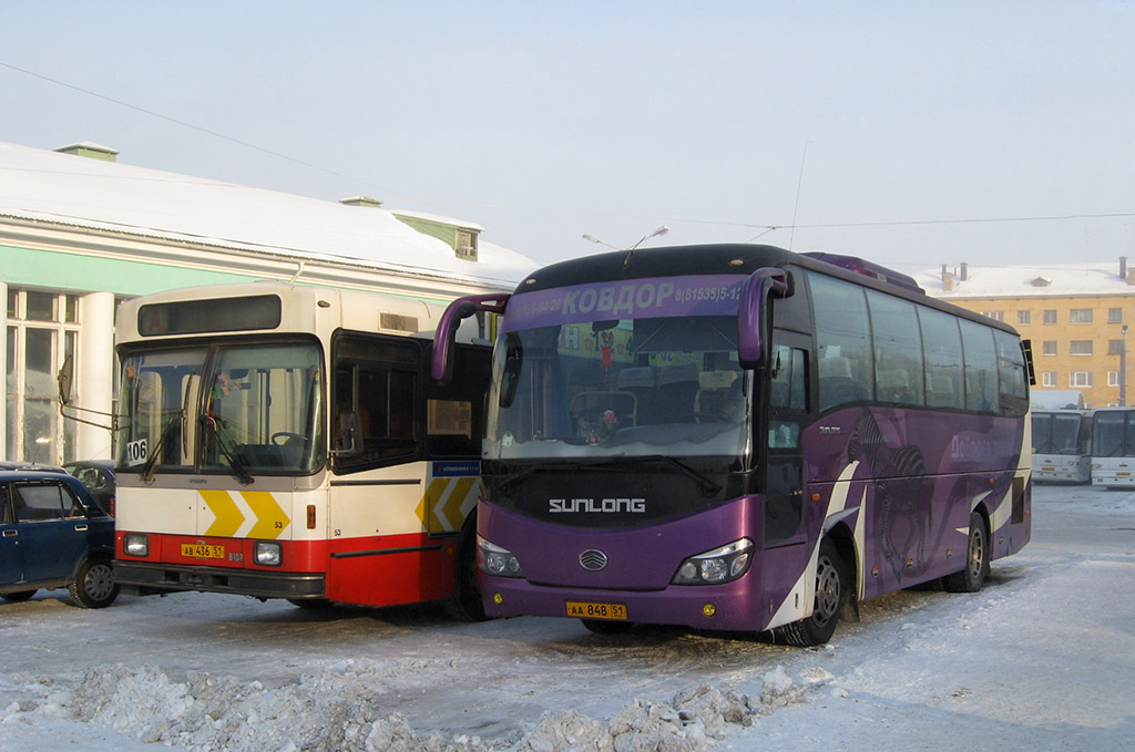 Мурманская вобласць, Sunlong SLK6931F1A (Junma) № АА 848 51