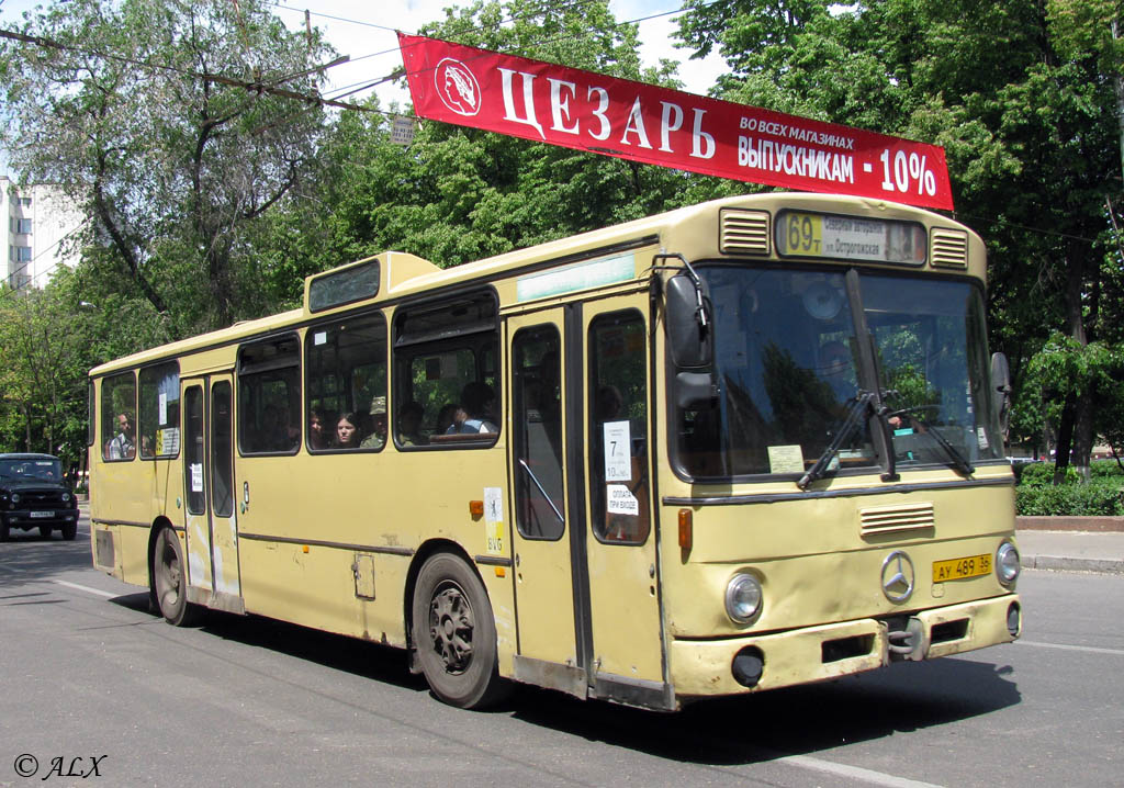 Воронежская область, Mercedes-Benz O305 № АУ 489 36