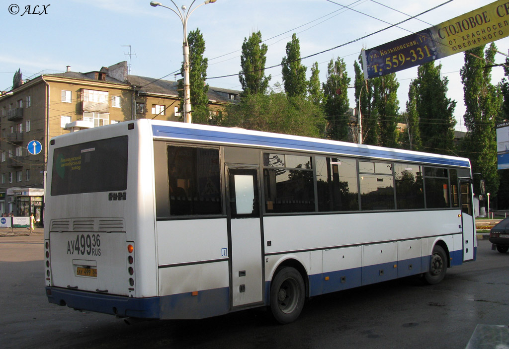 Воронежская область, ЛиАЗ-5256.33-01 (ГолАЗ) № АУ 499 36