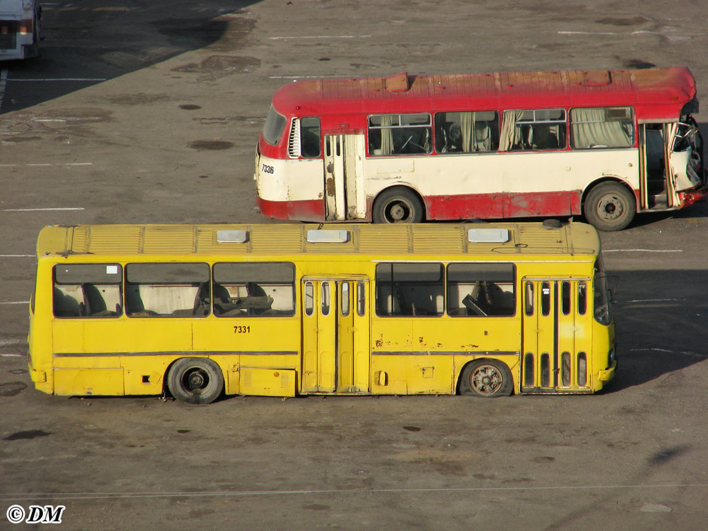 Волгоградская область, Ikarus 260.43 № 7331; Волгоградская область, ЛАЗ-695Н № 7336