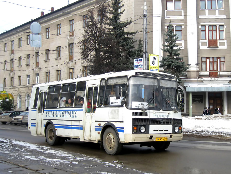 Тульская область, ПАЗ-4234 № АА 425 71