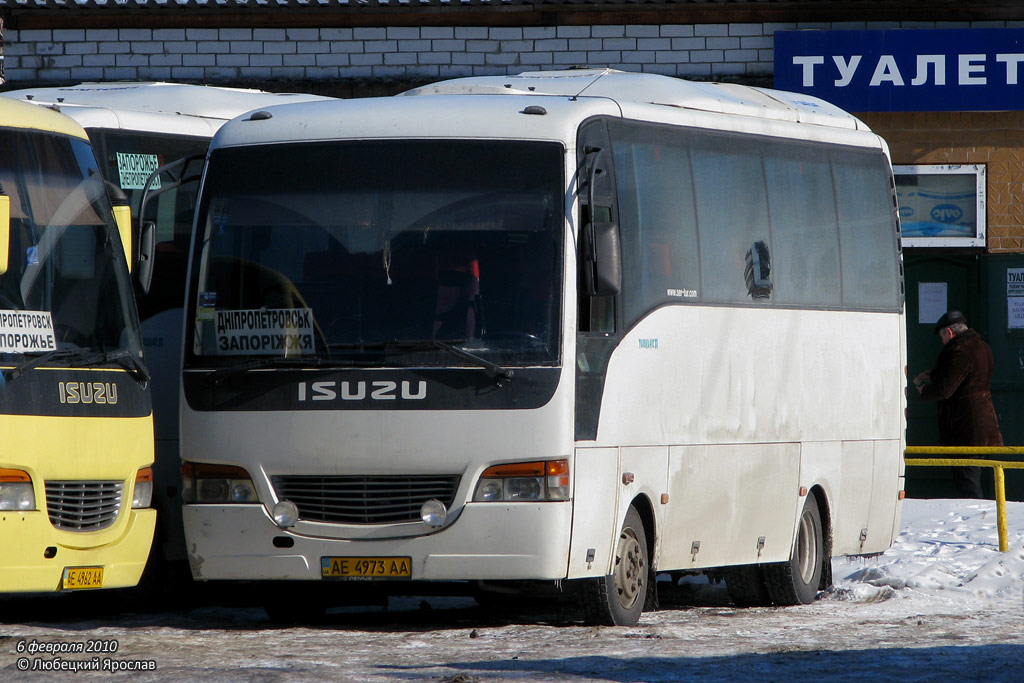 Dnepropetrovsk region, Anadolu Isuzu Turquoise # AE 4973 AA