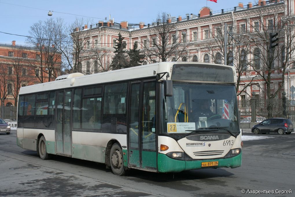 Санкт-Петербург, Scania OmniLink I (Скания-Питер) № 6913