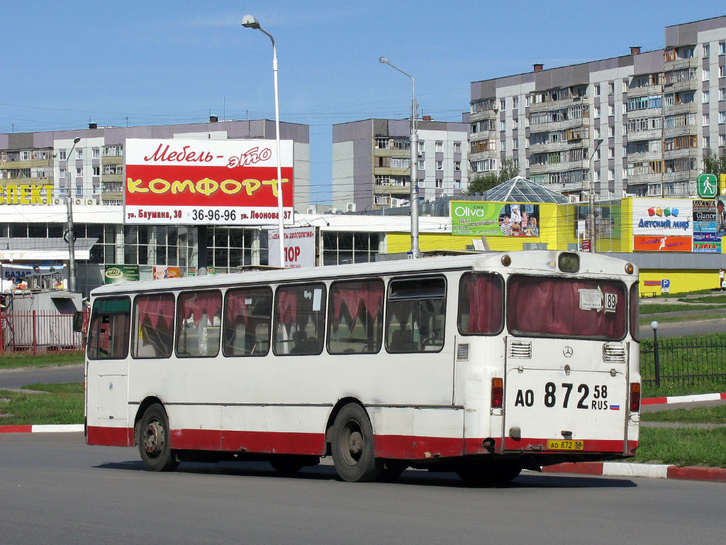 Пензенская область, Mercedes-Benz O305 № АО 872 58