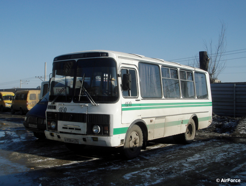 Волгоградская область, ПАЗ-32051-110 № 4180