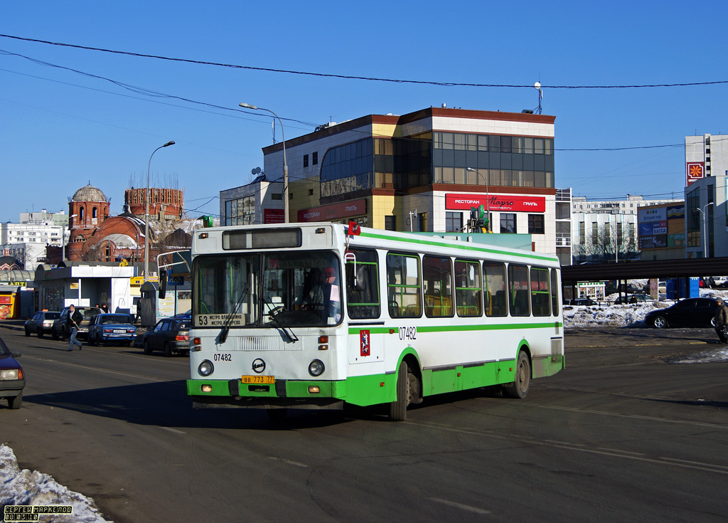 Москва, ЛиАЗ-5256.25 № 07482