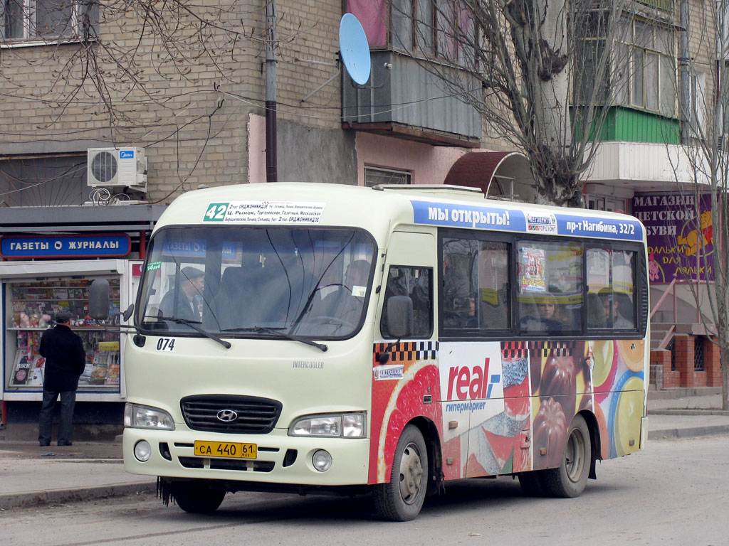 Ростовская область, Hyundai County SWB C08 (РЗГА) № 074