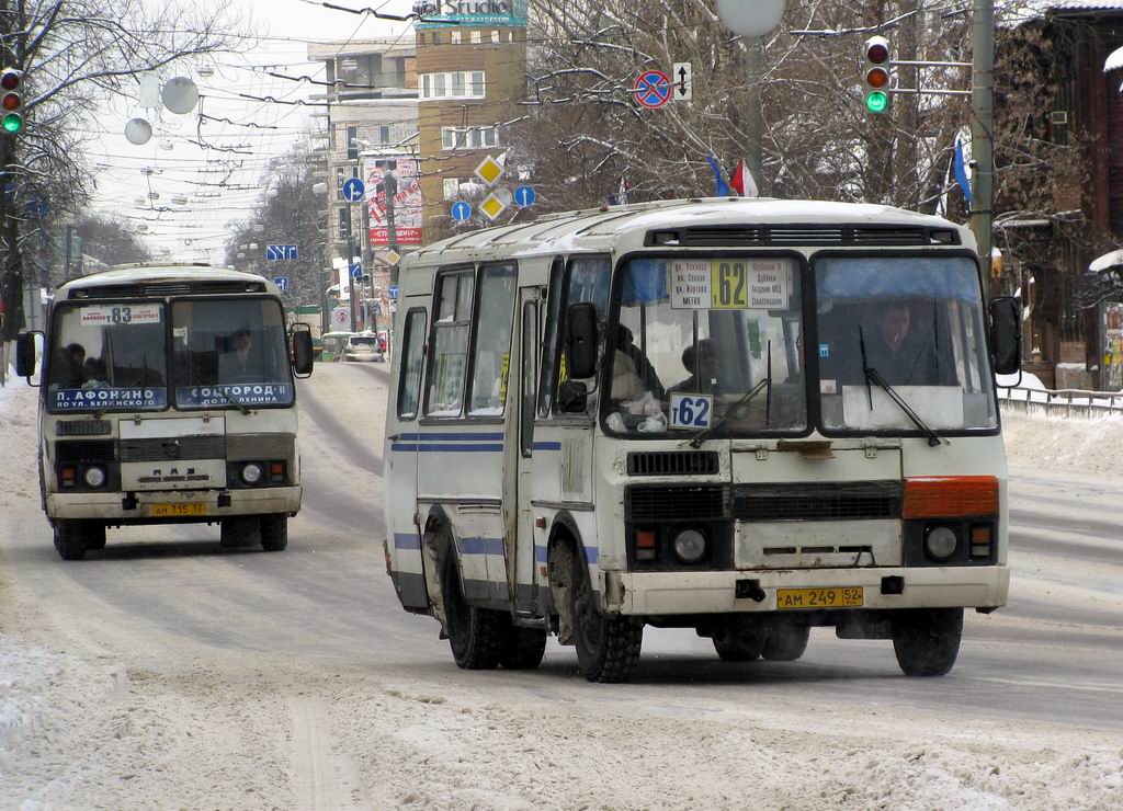 Нижегородская область, ПАЗ-3205-110 № АМ 249 52