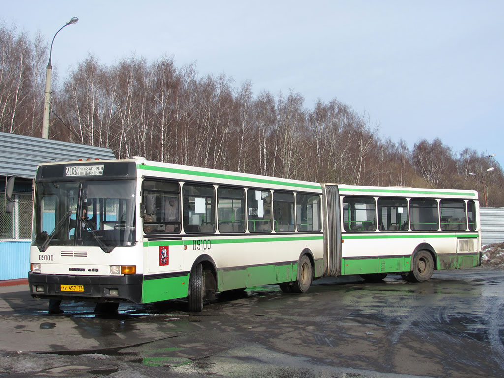 Москва, Ikarus 435.17 № 09100