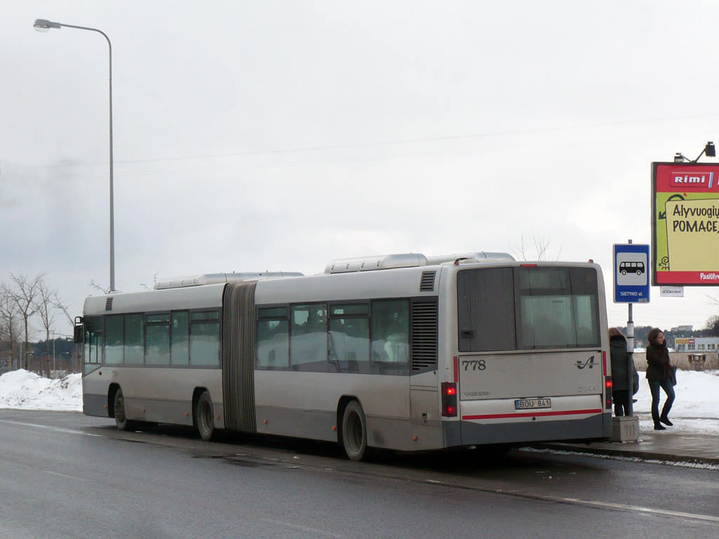 Литва, Volvo 7700A № 778