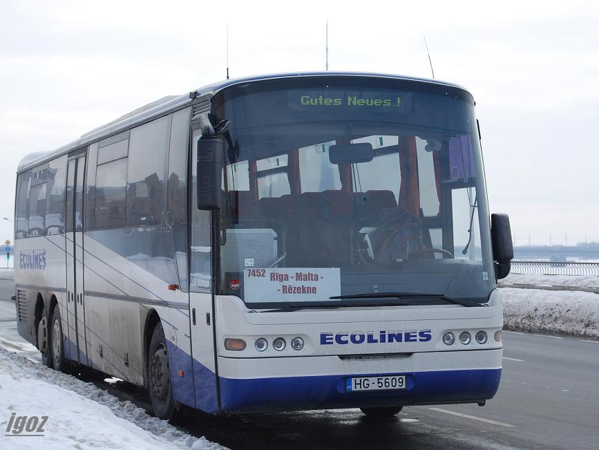 Латвия, Neoplan N316/3ÜL Euroliner № 114