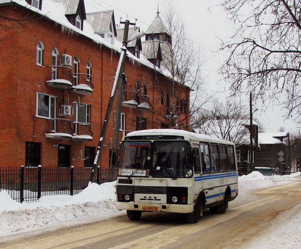 Тверская область, ПАЗ-3205-110 № АВ 699 69