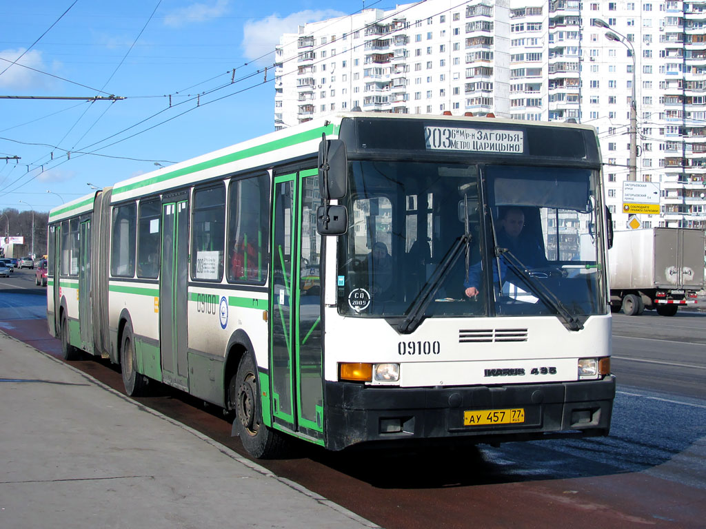 Москва, Ikarus 435.17 № 09100