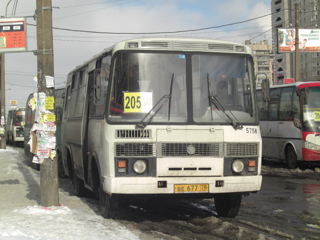 Санкт-Петербург, ПАЗ-32053-07 № n758