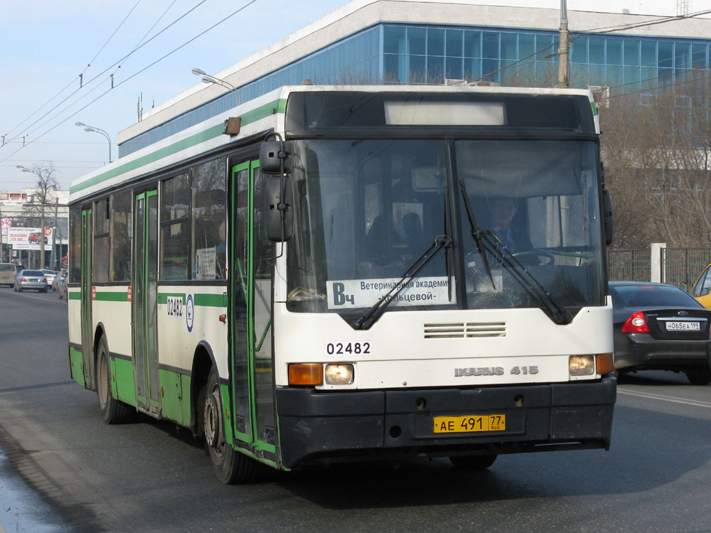 Москва, Ikarus 415.33 № 02482