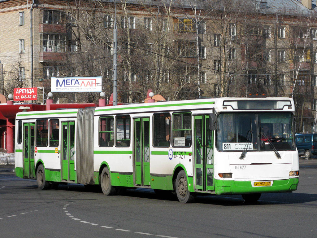 Москва, ЛиАЗ-6212.01 № 04627