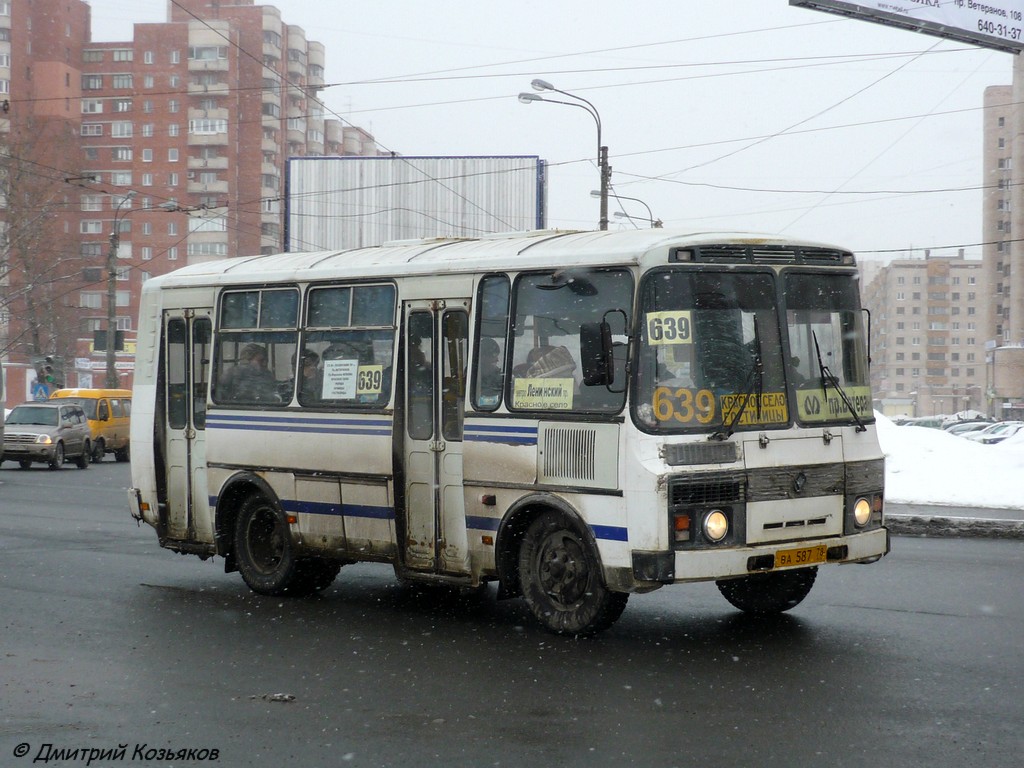 Санкт-Петербург, ПАЗ-32054 № ВА 587 78