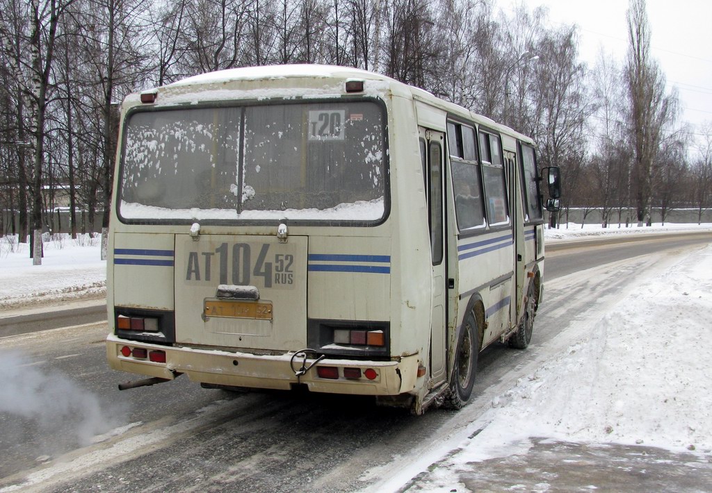 Nizhegorodskaya region, PAZ-32054 # АТ 104 52