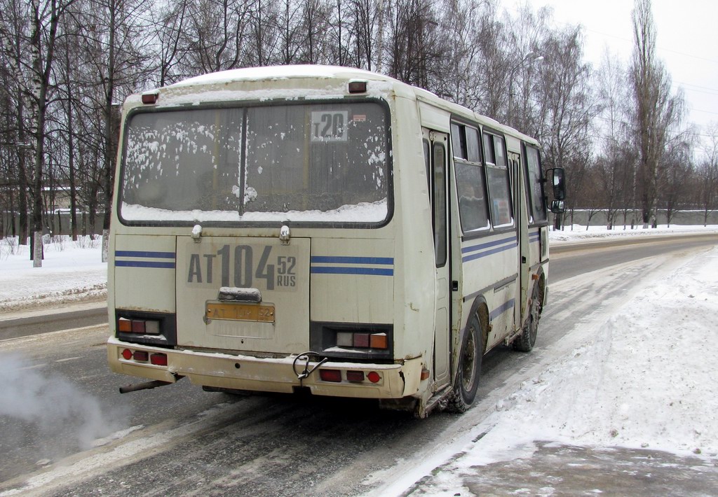 Нижегородская область, ПАЗ-32054 № АТ 104 52