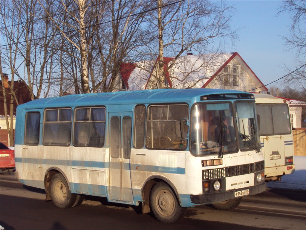 Ленинградская область, ПАЗ-3205 (00) № В 953 НУ 47