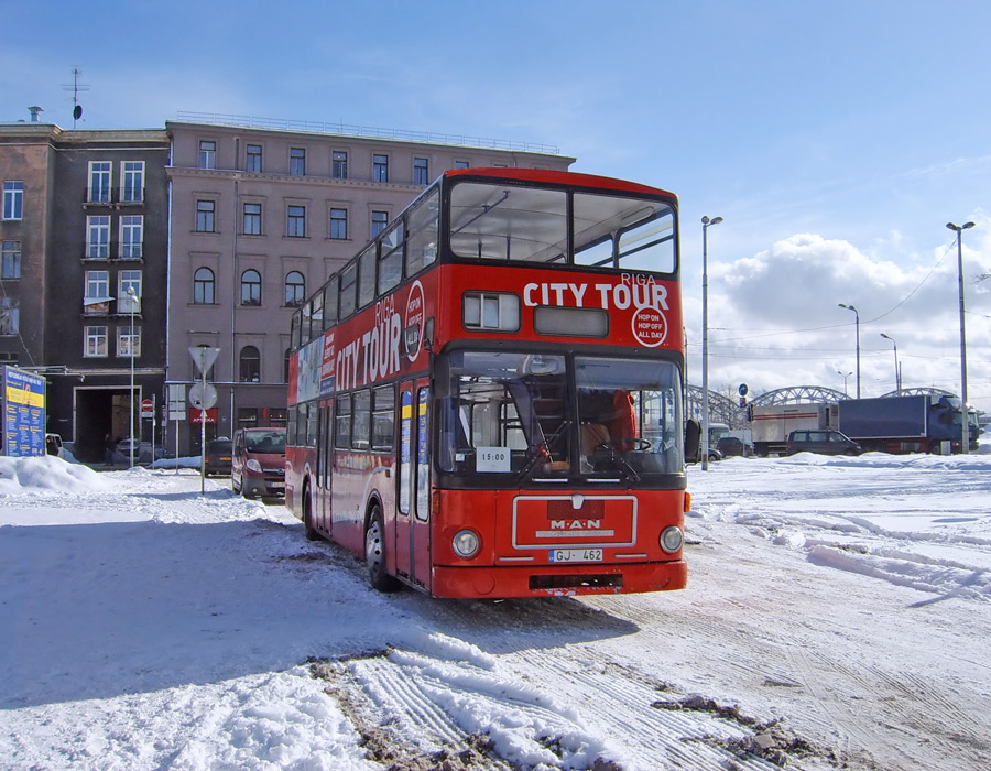 Латвия, MAN 196 SD200 № GJ-462