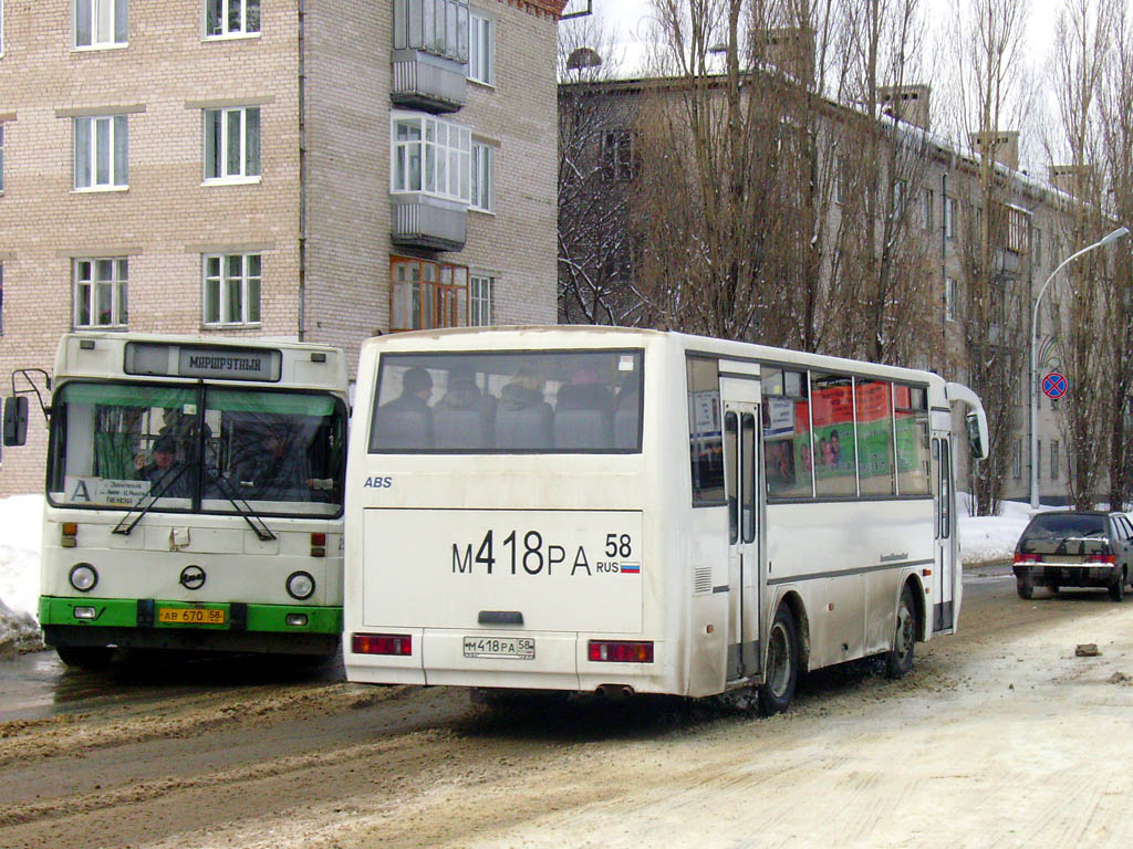 Пензенская область, КАвЗ-4235-31 (2-2) № М 418 РА 58