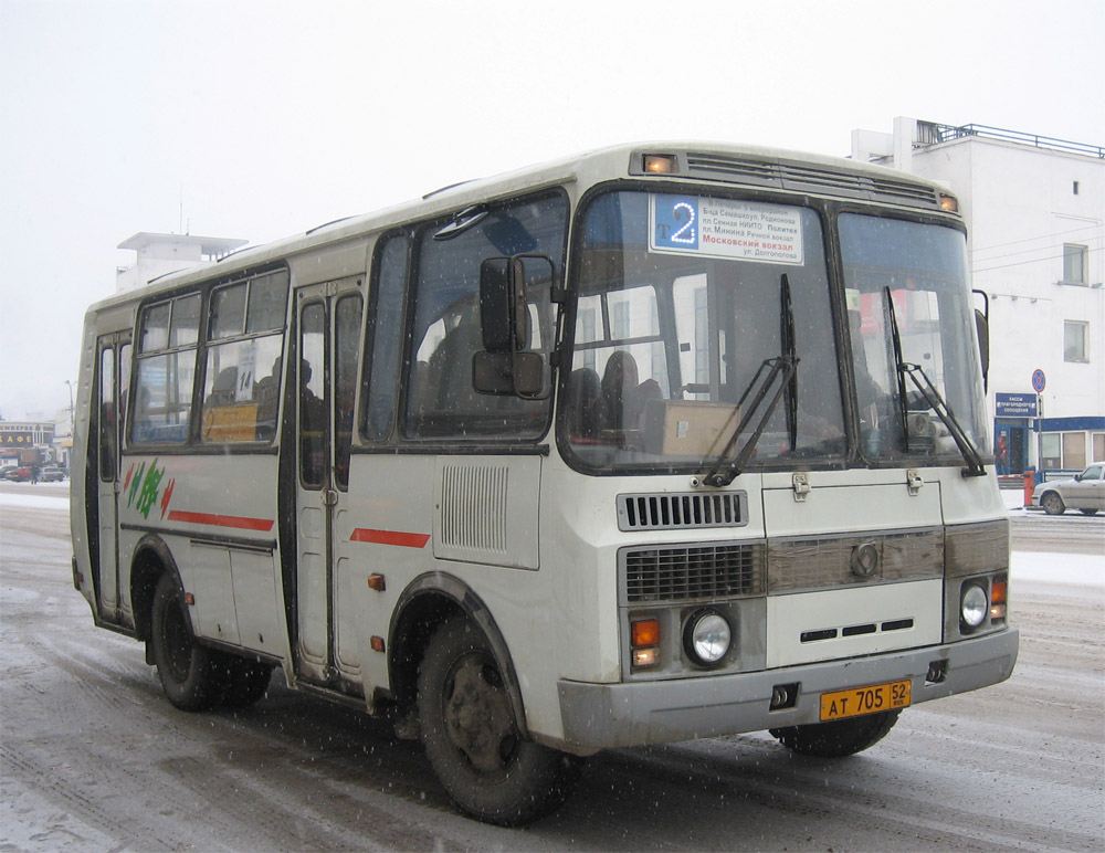 Нижегородская область, ПАЗ-32054 № АТ 705 52