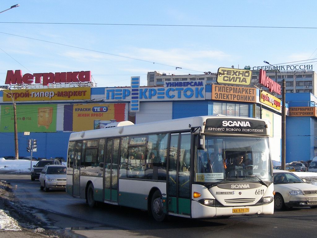 Санкт-Петербург, Scania OmniLink I (Скания-Питер) № 6811