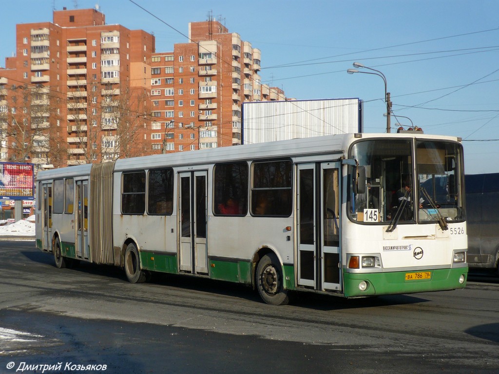 Санкт-Петербург, ЛиАЗ-6212.01 № 5526