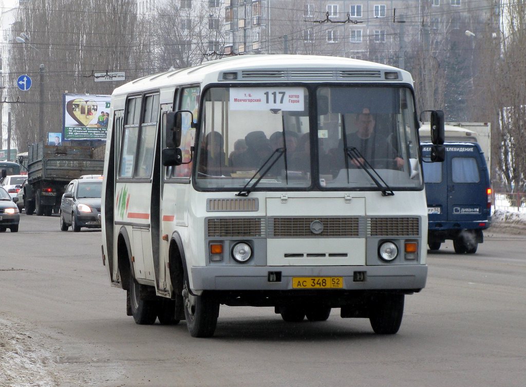 Нижегородская область, ПАЗ-32054-07 № АС 348 52