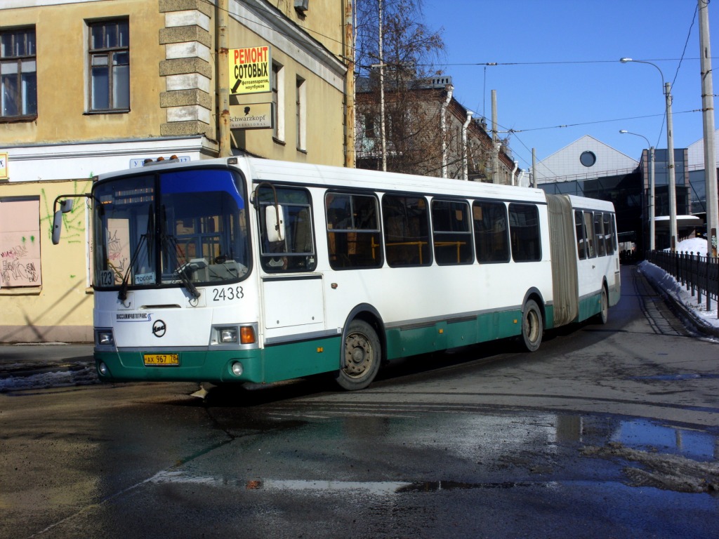 Санкт-Петербург, ЛиАЗ-6212.00 № 2438