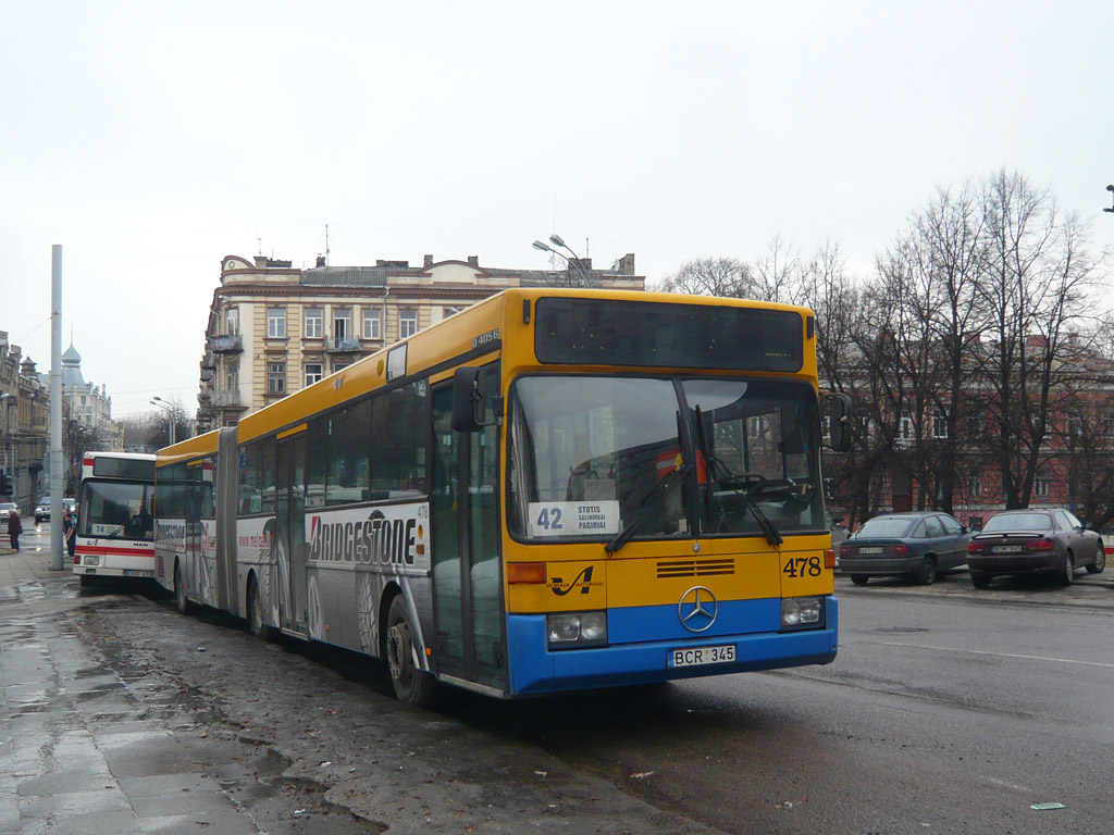 Литва, Mercedes-Benz O405G № 478