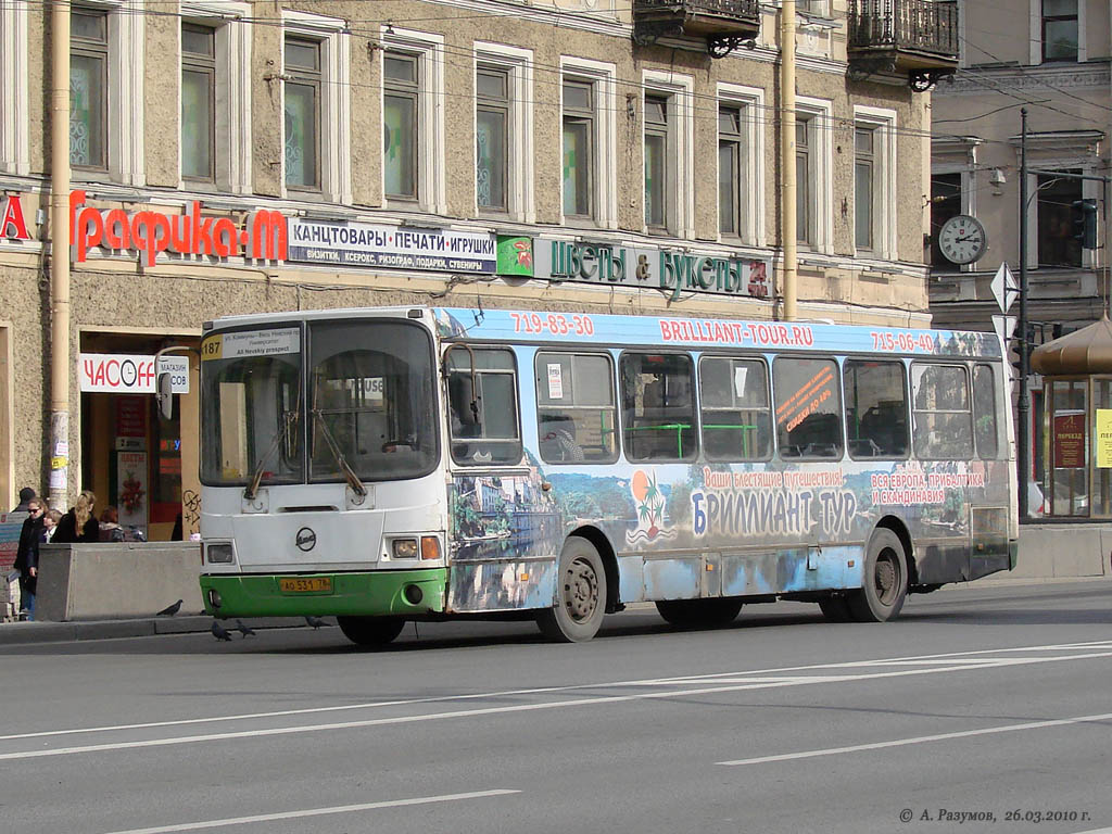 Санкт-Петербург, ЛиАЗ-5256.25 № АО 531 78